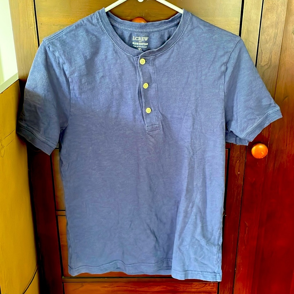 J.Crew men’s henley shirt, Size S